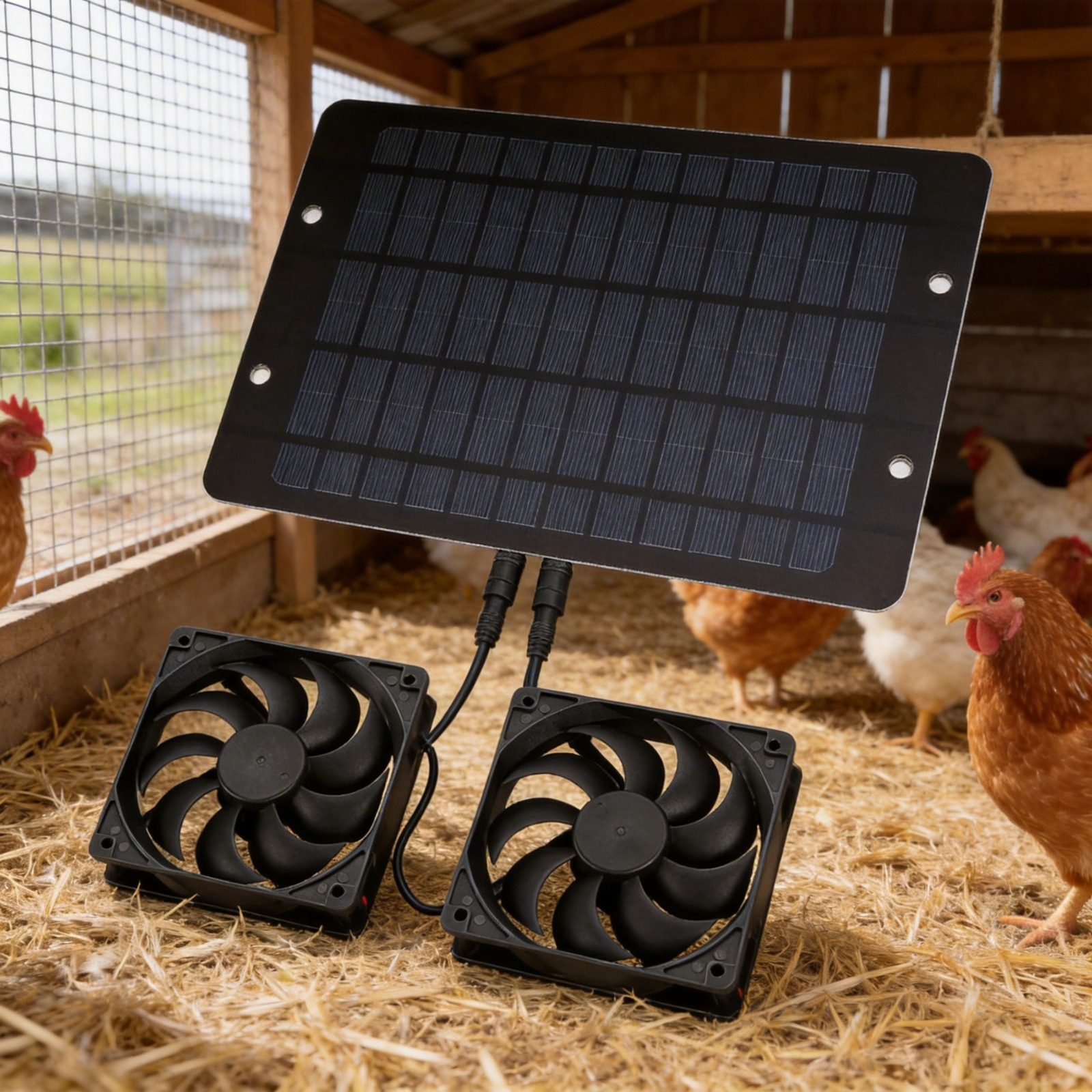 Renewable Energy House - 2026 New Solar Exhaust Fan Mini