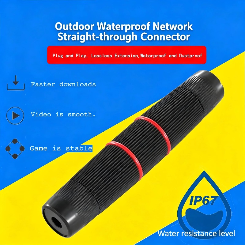 Cable Gland Waterproof - IP67 Waterproof RJ45 Coupler, Ethernet Network