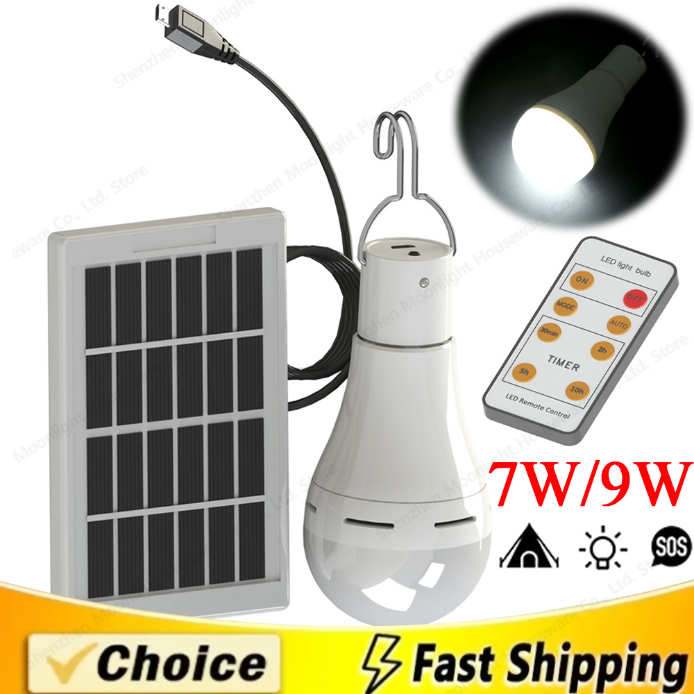 Renewable Energy House - LED Solar Bulb Light Waterproof Outdoor
