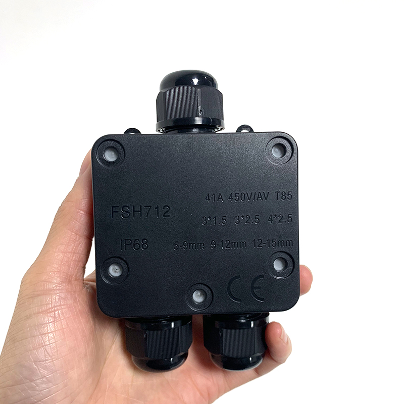 Cable Gland Waterproof - 3 Way Waterproof Wire Junction Boxes