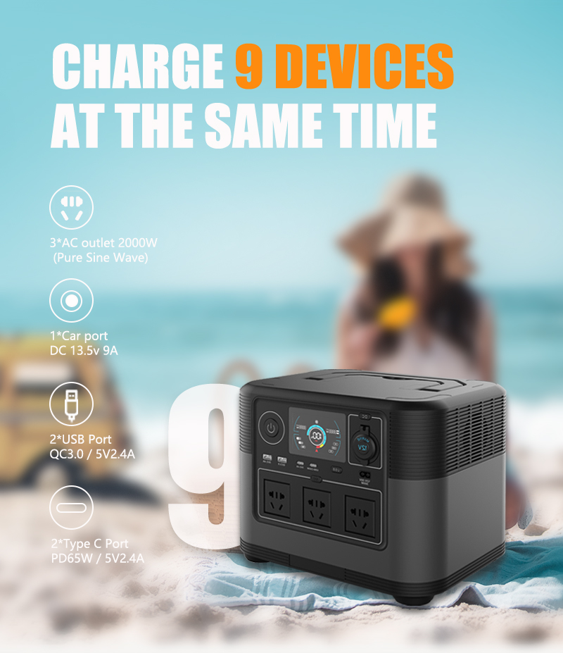 2026 new 220V 110V 1200W porta - Portable Power Station avis et prix