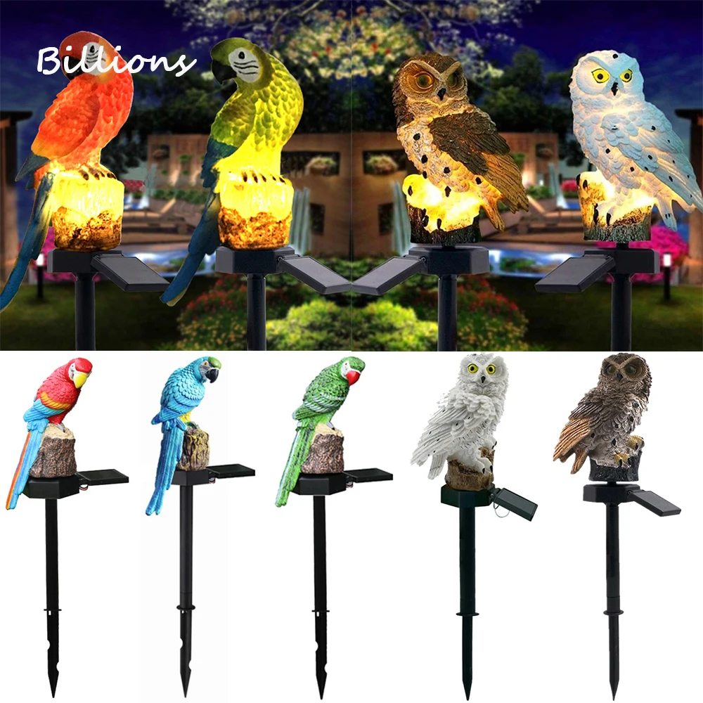 Solar Powered LED Owl Animal H - Renewable Energy House avis et prix