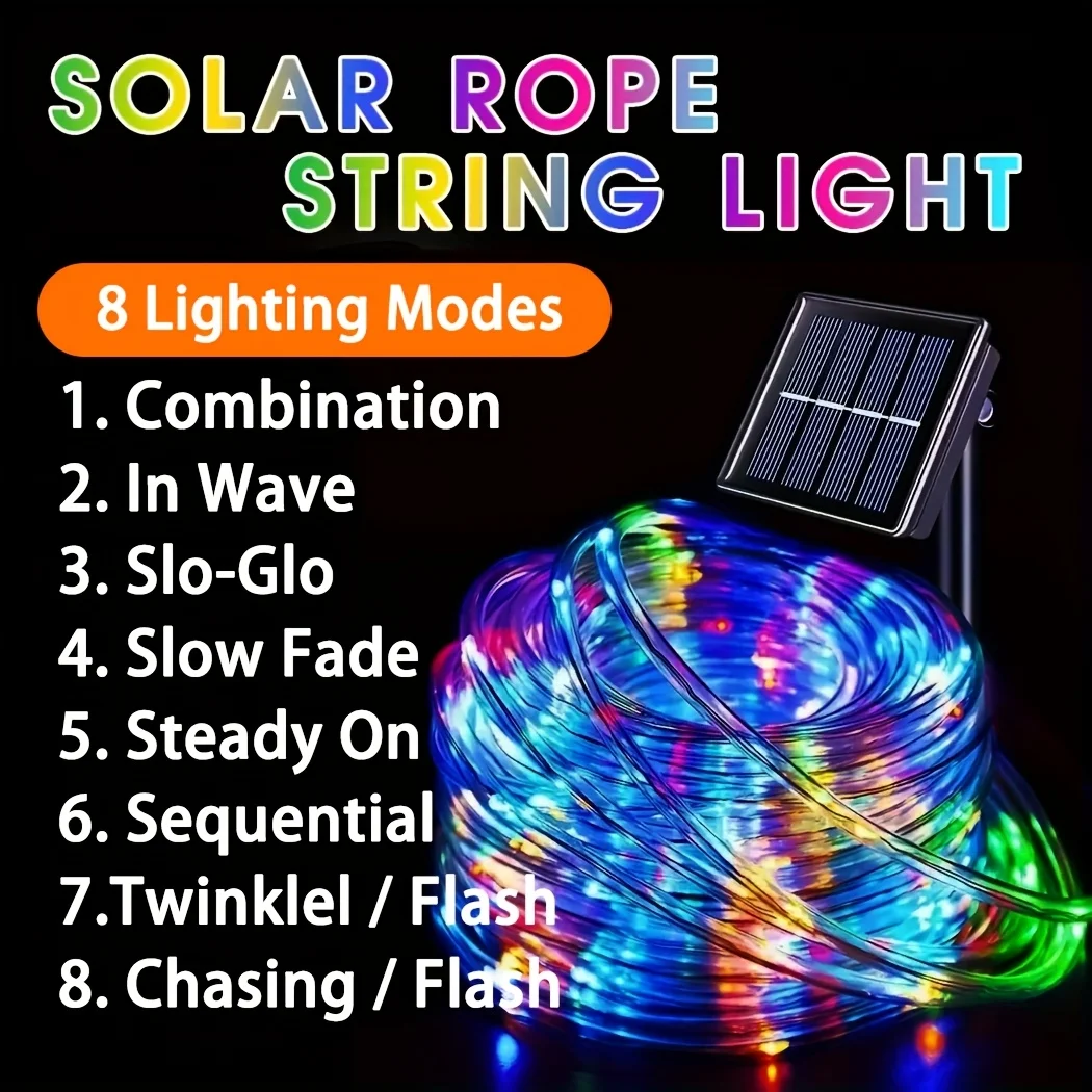 LED String Lights Garden Outdo - Renewable Energy Solar avis et prix