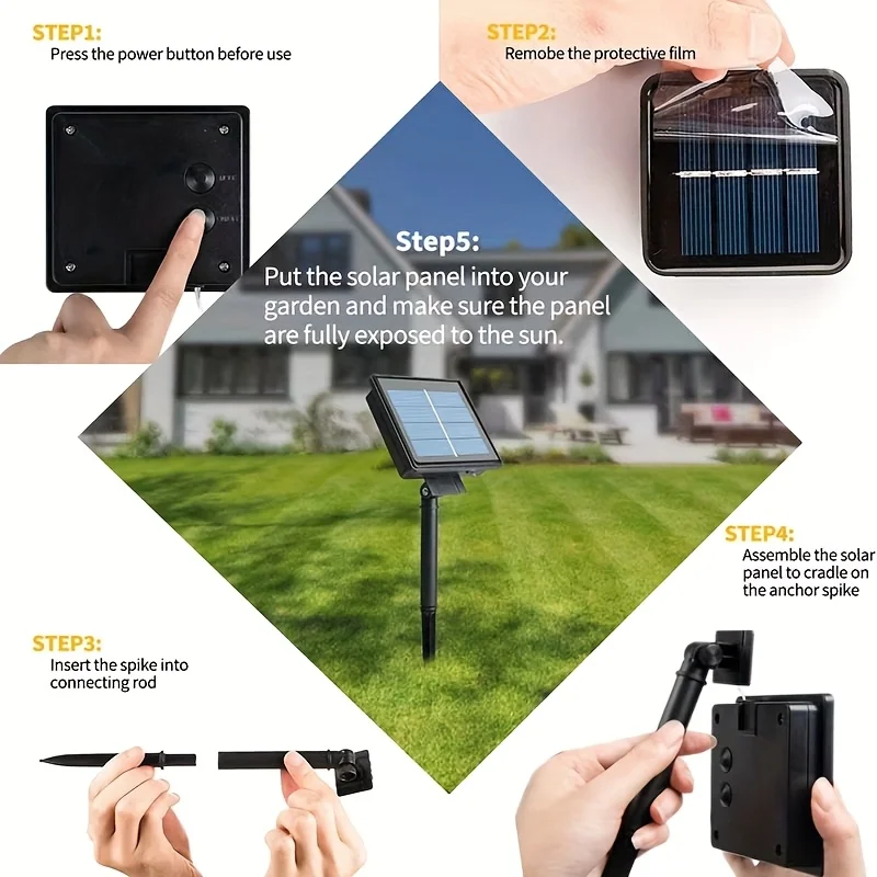 LED String Lights Garden Outdo - Renewable Energy Solar avis et prix