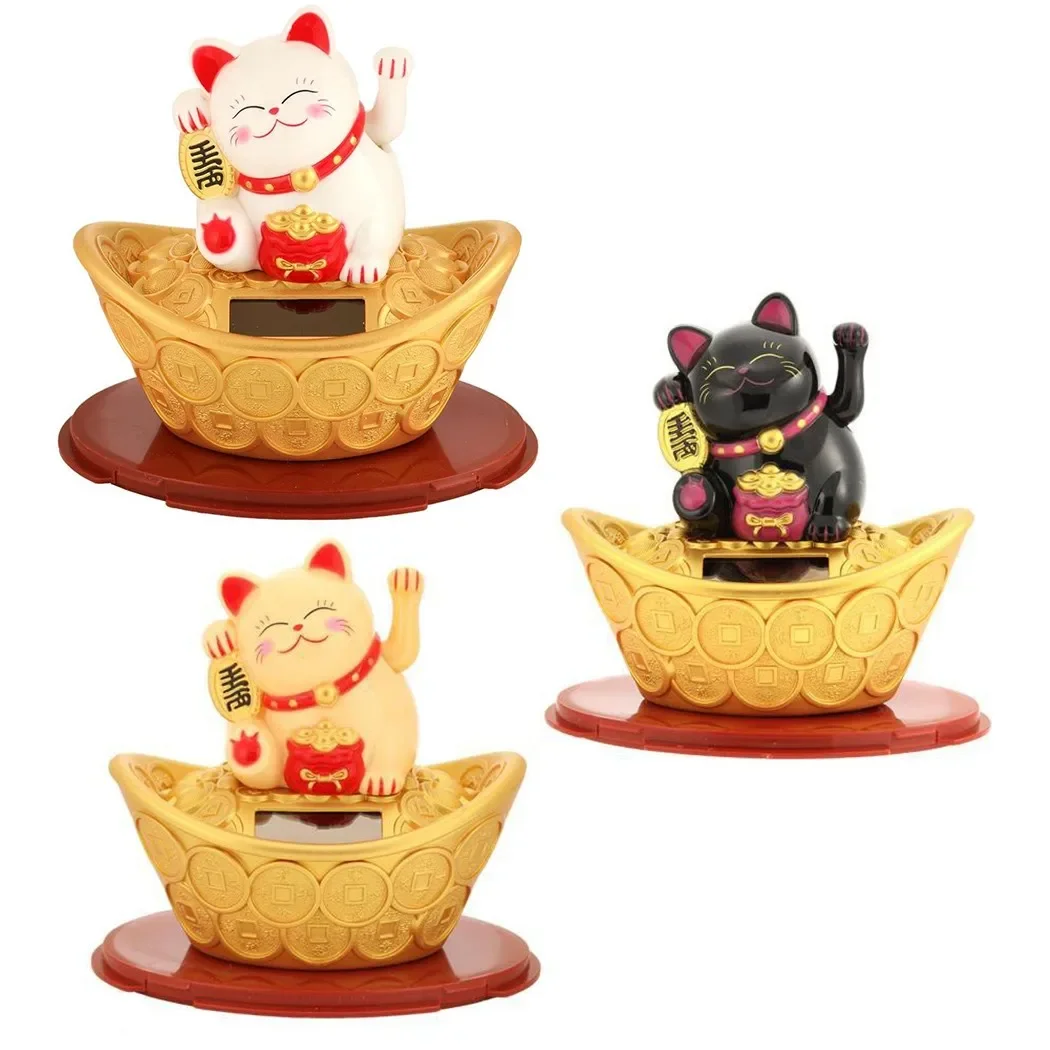 Lucky Cat Cat Wealth Cat Solar - Renewable Energy House avis et prix