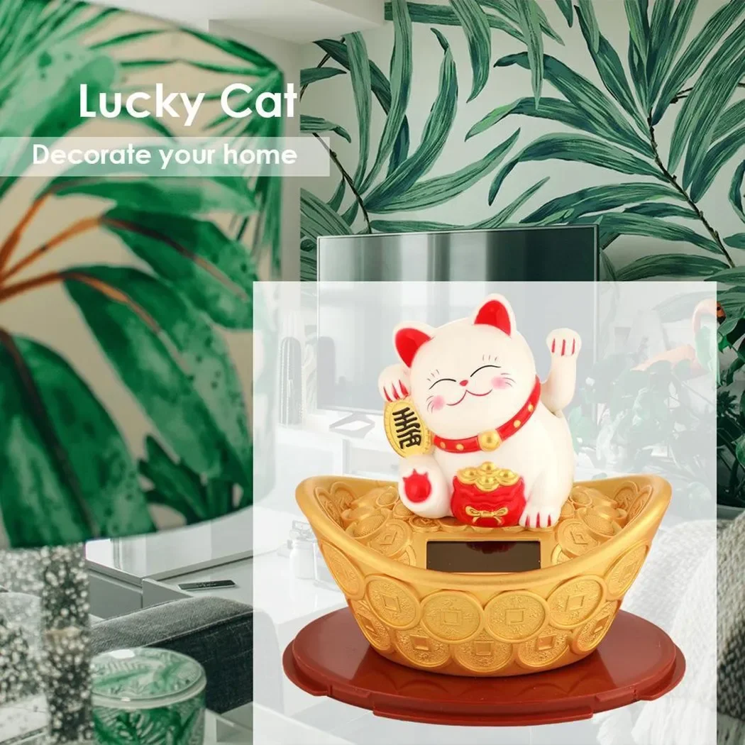 Lucky Cat Cat Wealth Cat Solar - Renewable Energy House avis et prix