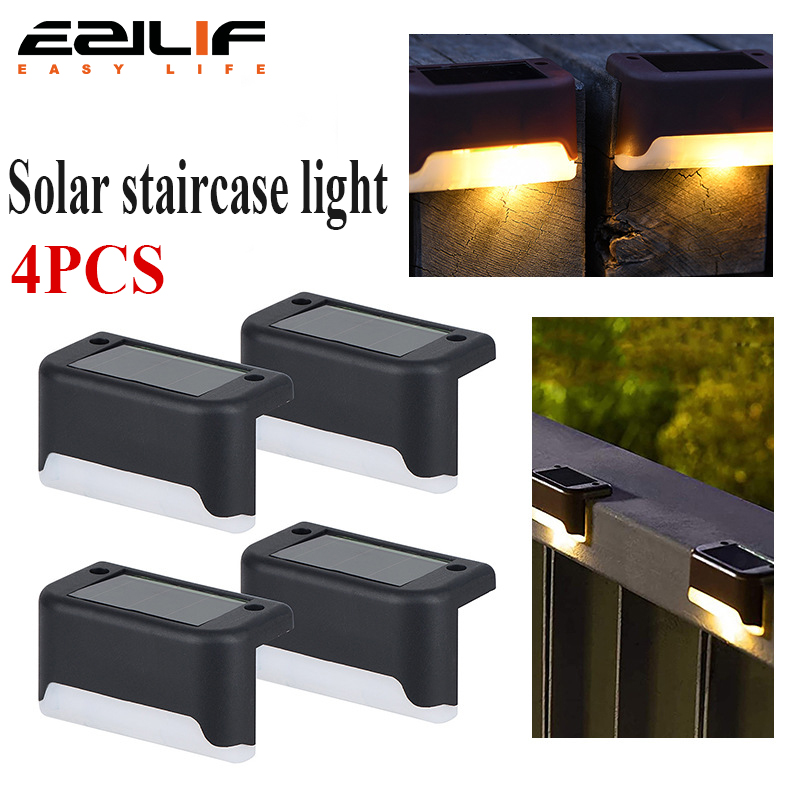 4PCS Solar Deck Light Outdoor  - Renewable Energy Solar avis et prix