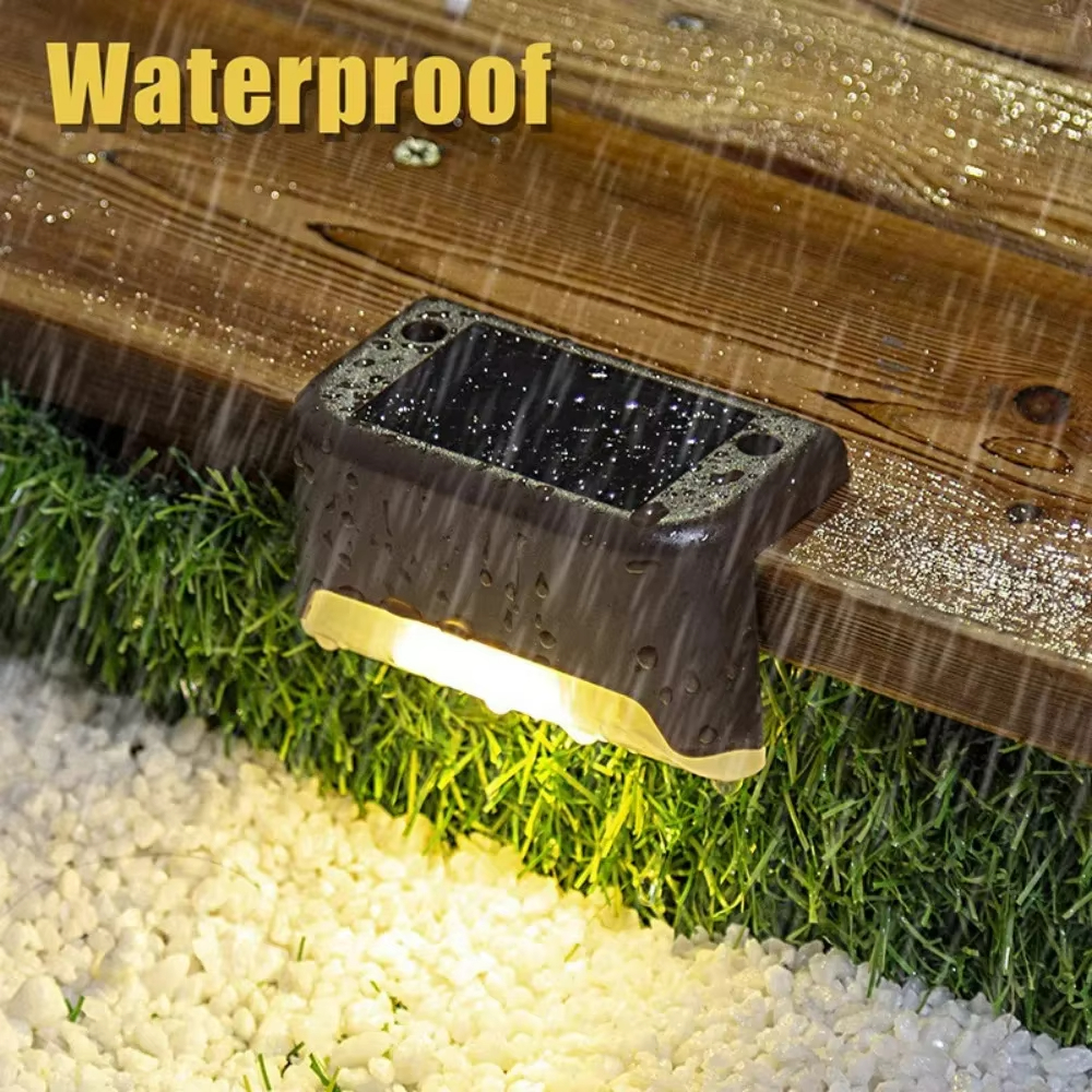 4PCS Solar Deck Light Outdoor  - Renewable Energy Solar avis et prix