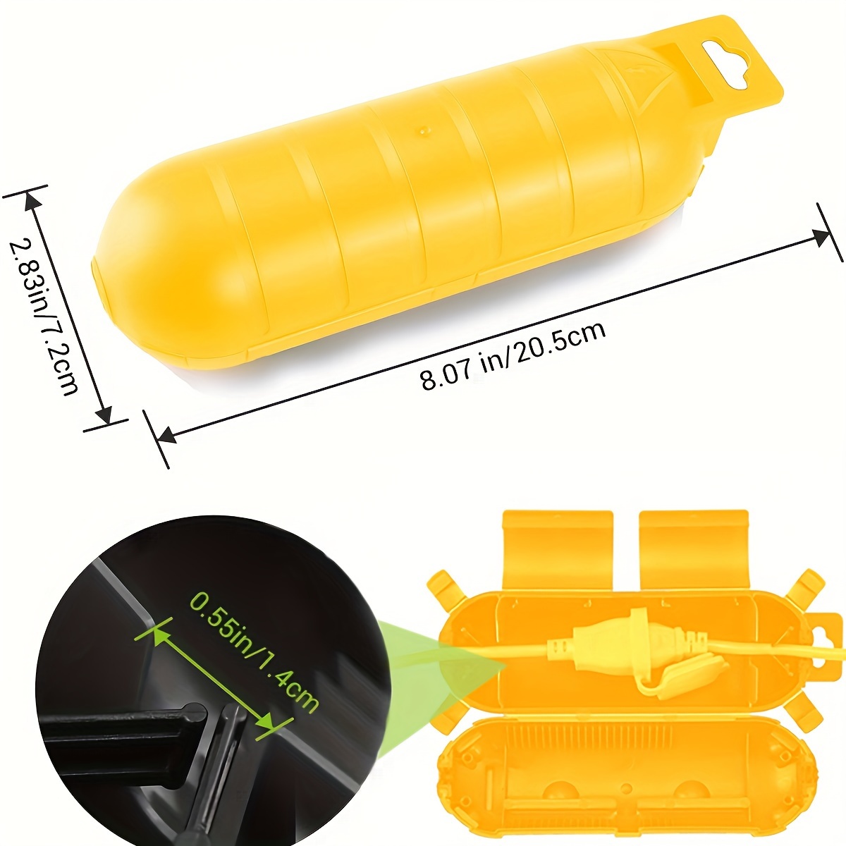 Extension yellow Cord Safety C - Cable Gland Waterproof avis et prix
