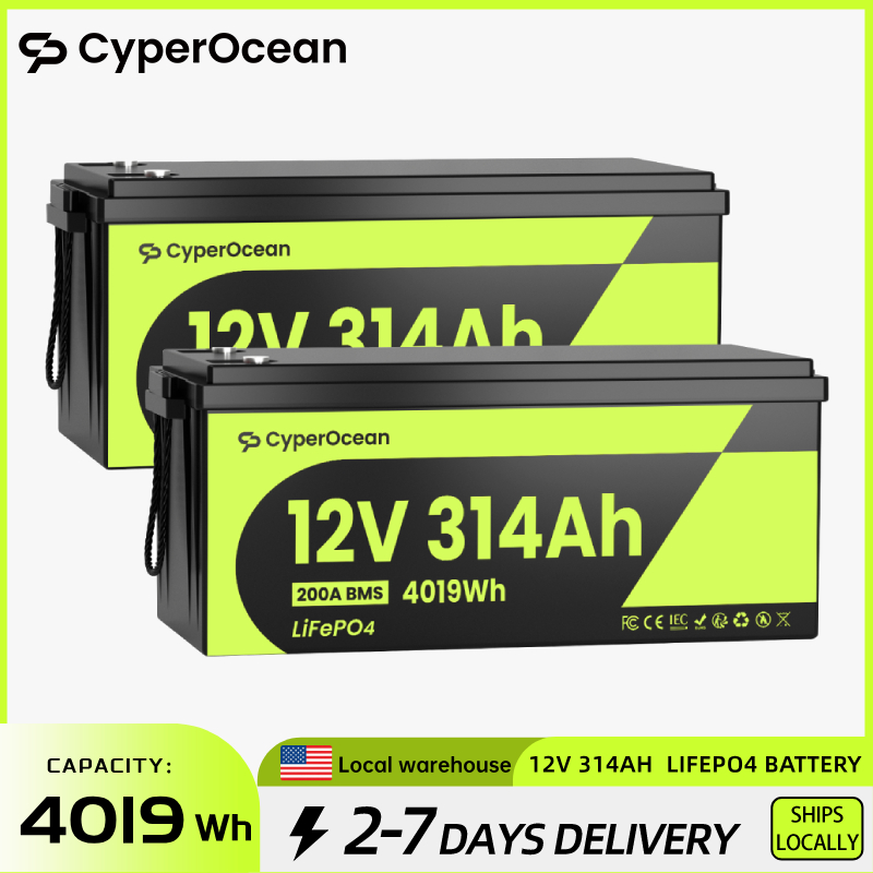 CyperOcean 2 Packs 12V 314Ah L - Renewable Energy House avis et prix