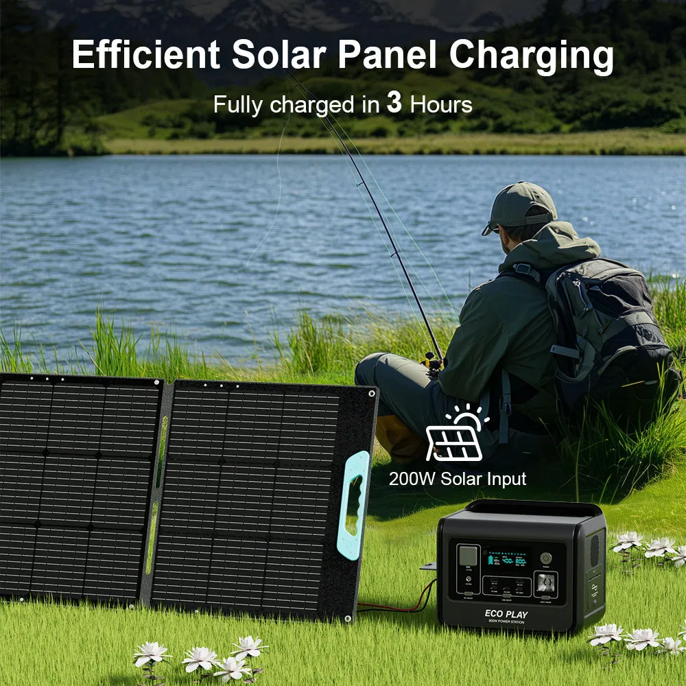 800W 512Wh Solar Power Station - Portable Power Station avis et prix