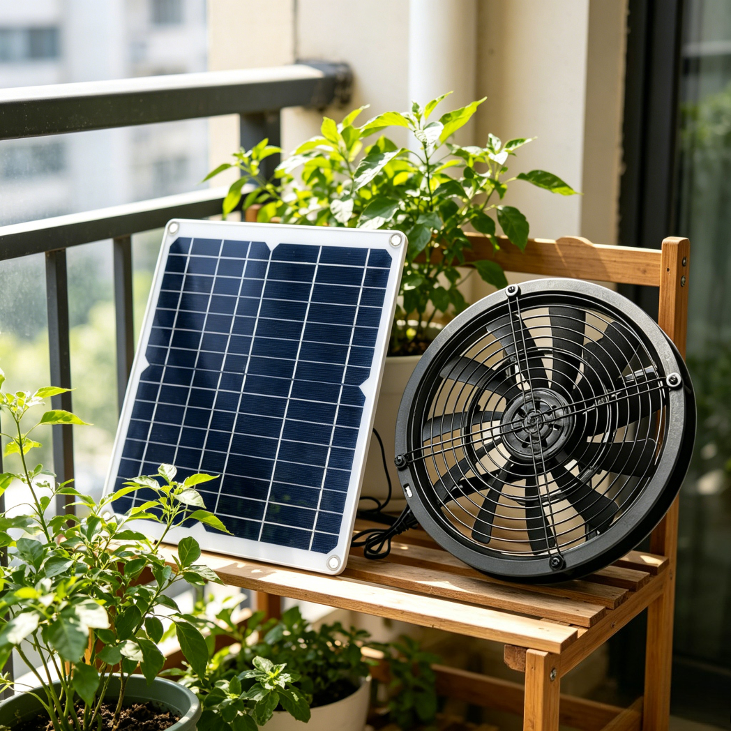 NEW 6 Inch Solar Exhaust Fan K - Renewable Energy House avis et prix