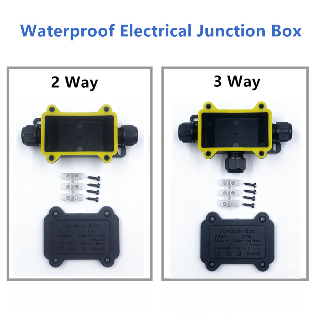 IP68 Waterproof Junction Box 2 - Cable Gland Waterproof avis et prix