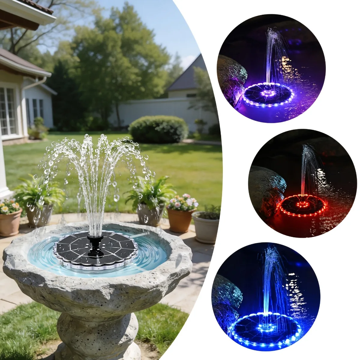 3.5W Outdoor Solar Fountain fo - Renewable Energy Solar avis et prix