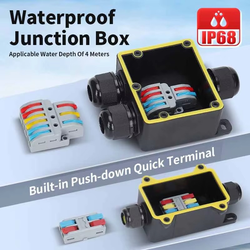 Junction Box Waterproof IP68 2 - Cable Gland Waterproof avis et prix