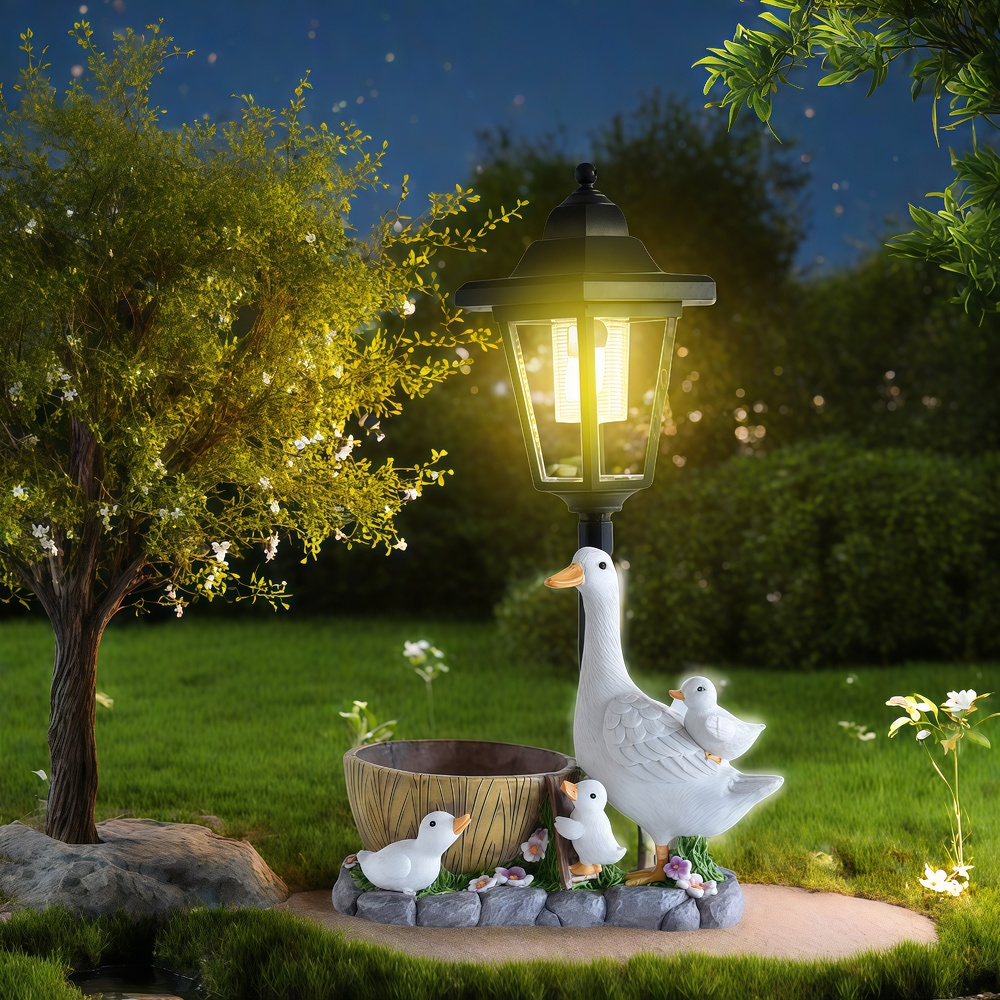 Solar Duck Night Light Garden  - Renewable Energy Solar avis et prix