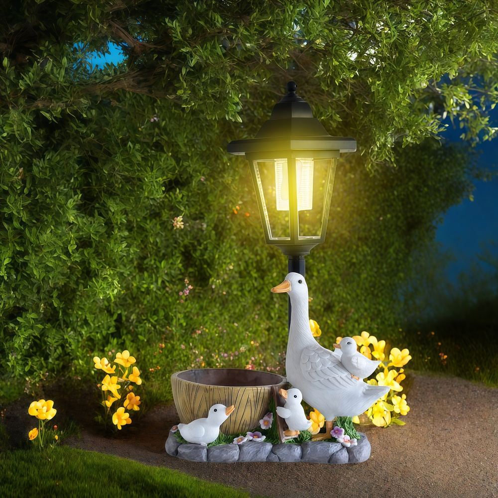 Solar Duck Night Light Garden  - Renewable Energy Solar avis et prix