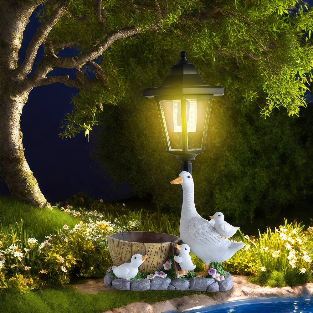 Solar Duck Night Light Garden  - Renewable Energy Solar avis et prix