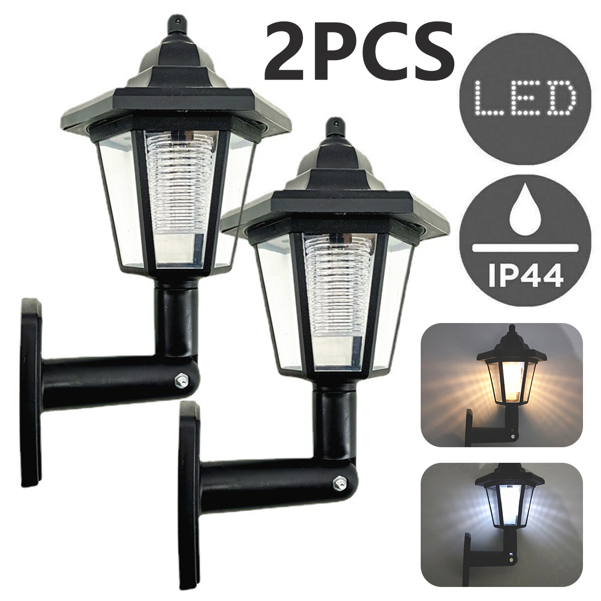 2Pcs Solar Outdoor Light Garde - Renewable Energy House avis et prix