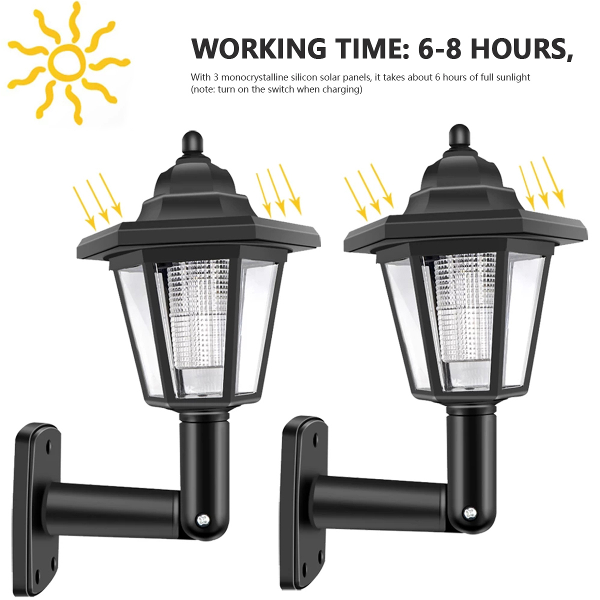2Pcs Solar Outdoor Light Garde - Renewable Energy House avis et prix