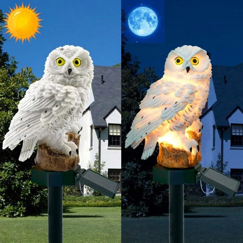 Solar Owl Statue Garden Light  - Renewable Energy Solar avis et prix
