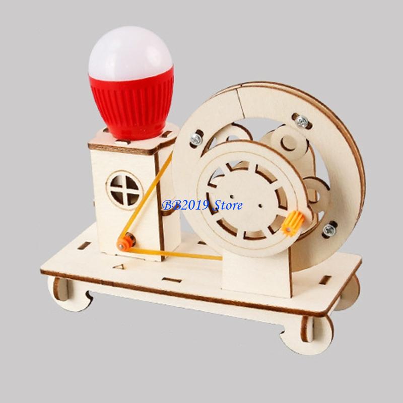 Q0KB Creative Wooden Hand Cran - Renewable Energy Growth avis et prix