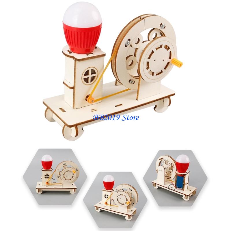 Q0KB Creative Wooden Hand Cran - Renewable Energy Growth avis et prix