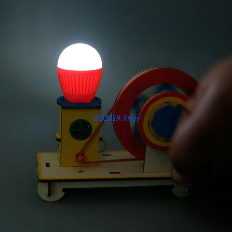 Q0KB Creative Wooden Hand Cran - Renewable Energy Growth avis et prix