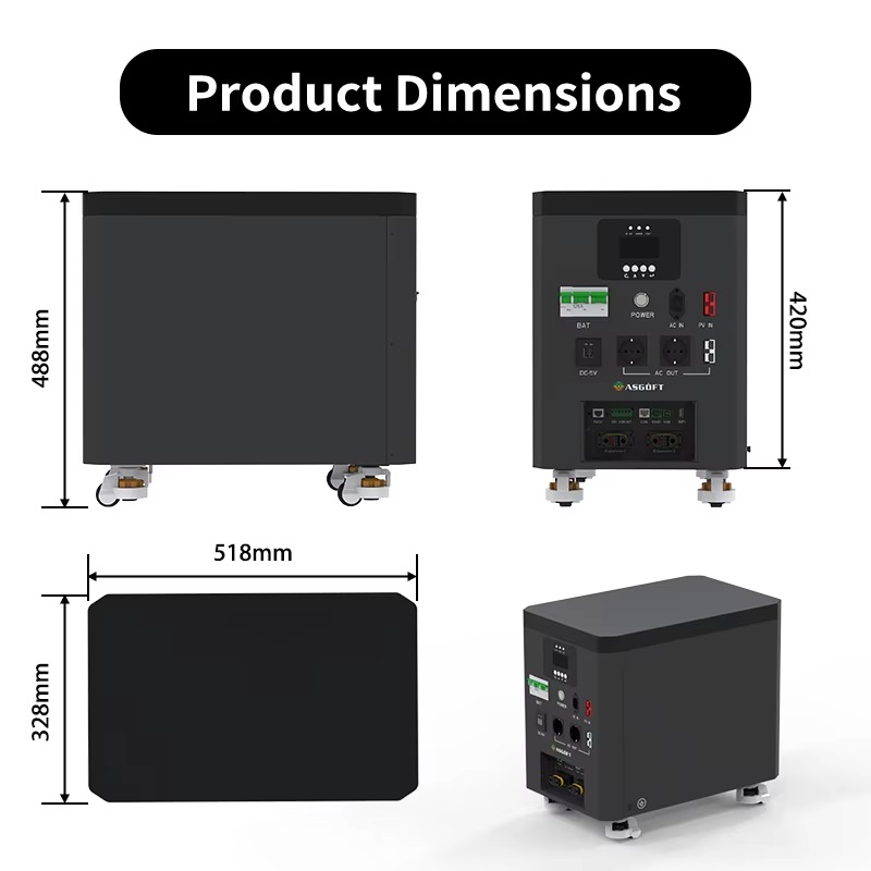 6.6kWh Portable Home Energy St - Portable Power Station avis et prix
